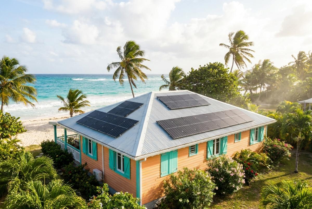 panneaux solaires Sainte-Anne